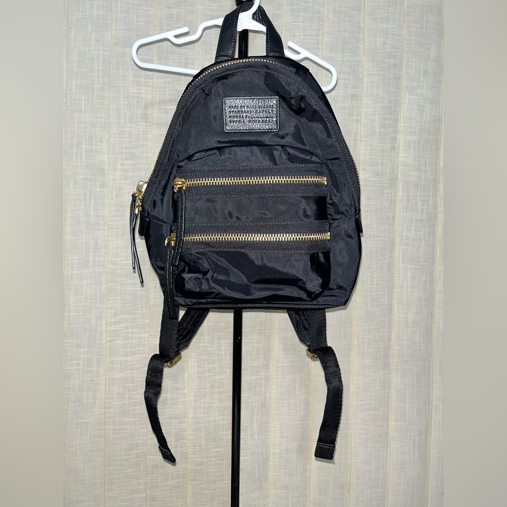 Marc by Marc Jacobs Domo Arigato Mini Packrat Nylon Black Backpack NWOT! - Picture 4 of 17
